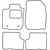Textile car mats Dacia Logan 2004-2013 (also for MCV)