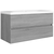 Den Omarica za umivalnik siva sonoma 90x38,5x45 cm konstruir