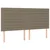 Vidaxl Posteljni okvir brez vzmetnice taupe 180x200 cm blago
