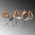 WALLXPERT Zidna dekoracija Casting Leaf 2