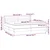 Vidaxl Box spring postelja z vzmetnico krem 200x200 cm blago