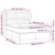 Vidaxl Box spring postelja z vzmetnico modra 140x200 cm blago