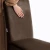 Restilo Napinac za stol Sento temno rjava, 48 x 48x 58 + 10 cm