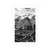 Plakat s paspartujem čudovita gorska panorama v črnobeli varianti - 40x60 silver