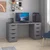 Hanah Home radni sto Alen 150cm 8 Drawer, 150 cm, antracit