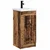 Kupaonski umivaonik s sudoperom Staro drvo 42 x 40 x 84,5 cm