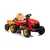 Traktor na akumulator s prikolico BBH-030 - rdeč