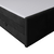 Livetastic BOXSPRING POSTELJA 180 cm  x 200 cm , karton, leseni material črna