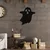 Wallity Zidna dekoracija Halloween 7, 44 x 50 cm, Crna