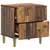 Noćni ormar Staro drvo 43 x 34,5 x 48 cm Konstruirano drvo