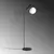 OPVIQ Podna lampa Anemon 13805 Black