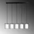 Opviq Luster Swank-702-5S1, 85 cm, 5xE27, 40W