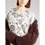 Fransa Bluza ARIANA svetlo zelena/bela
