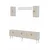 Hanah Home TV komoda Demet, bela / travertin