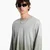 Majice MISBHV 7:30 Pm Lakefront Longsleeve UNISEX Ash Green M