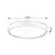 Rabalux Plafonjera Dewson, LED 37W, 2480lm, 3000K, 45cm, Srebrne boje