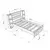 Hanah home Krevet Smart v2 95x90cm Crni