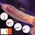 SuperLove Realistic Perfect Balls Thrusting, Vibrating & Heating Silicone Dildo with Remote Skin