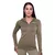 GymBeam Women‘s Pulse 1/2 Zip Running Sweatshirt Vetiver