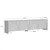 Nordure TV komoda, 180x45x32cm, Bela