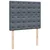 Vidaxl Box spring postelja z vzmetnico temno siva 120x200 cm žamet