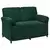 Sofa za dvije osobe Tamnozelena 138 x 83 x 95 cm Baršun