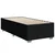 Vidaxl Box spring postelja z vzmetnico črna 90x200 cm blago
