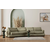 ATELIER DEL SOFA Sofa River 4 Seater Left (Xc Left 2R) Green