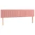 Vidaxl Box spring postelja z vzmetnico roza 120x190 cm žamet