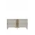 Hanah Home komoda Ayshe 150, 150 cm, bela / travertin / srebrna