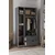 Hanah Home Ormar Arden 3, 97 x 182 x 44 cm, Antracit