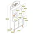 HANAH HOME Lyon 80 Atlas Walnut komoda