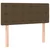 Vidaxl Box spring postelja z vzmetnico temno rjava 100x200 cm blago