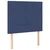Vidaxl Box spring postelja z vzmetnico LED modra 100x200 cm blago