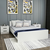 Hanah Home HANAH HOME Kale Bedstead 150 x 200 - White posteljni okvir, (20869833)