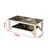 Fanshe Klub sto, 100x45x50 cm, Beli