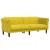 3-dijelni set sofa s žuti baršunast