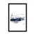 Plakat s paspartujem jahta na morju - 40x60 no frame