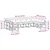 Set vanjskih sofa s jastukom 10 pcs Prirodna i crna