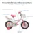 Sporting Machine dečiji bicikl 12 Ice cream belo roze (SM-12102)