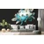 Tapeta marjetica na rdečem ozadju - 98x66