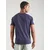 PUMA Majica T7 mornarska/bela