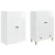 Set ormara 2 pcs 66 x 34,5 x 95 cm Konstruirano drvo