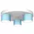 Plafonsko svetlo DIXIE 3xGX53/11W/230V plavo