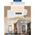 Aigostar - LED plafonsko nadgradno svetlo LED/18W/230V 3000K 22,6x22,6 cm bela