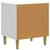 Noćni ormar 2 pcs Bijela 43 x 34,5 x 48 cm Konstruirano drvo