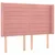 Vidaxl Box spring postelja z vzmetnico LED roza 80x200 cm žamet