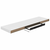 Plutajuće zidne police 4 kom sjajne bijele 90x23,5x3,8 cm MDF