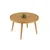 Hanah Home klub sto Polen 80, 80 cm, hrast