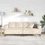 Sofa Krema 250 x 188 x 76 cm Kordura tekstil